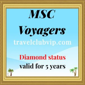 MSC Voyagers Club Diamond Membership Status for 5 years
